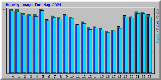 Hourly usage for May 2024